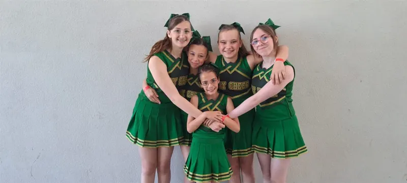 Cheerleading au club Los Sautaprats à Nay