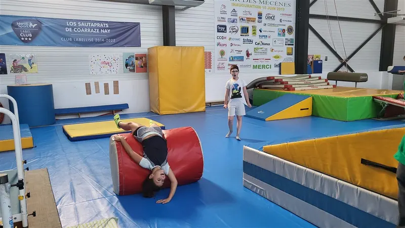 Tumbling au club Los Sautaprats à Nay